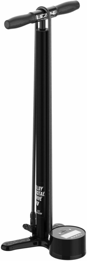 Lezyne Alloy HV Digital Floor Drive Satin Black