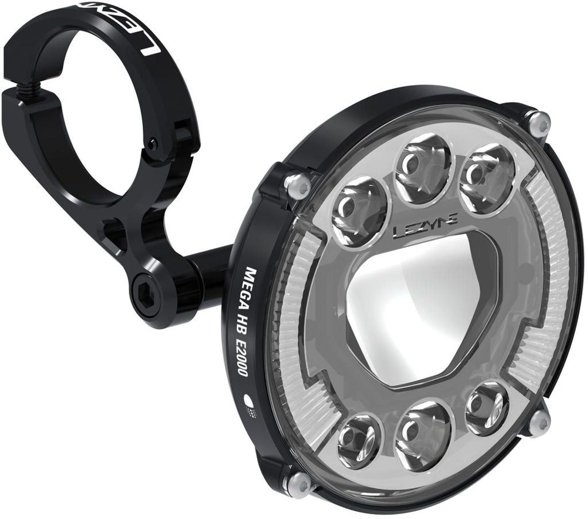 LEZYNE E-BIKE MEGA HB STVZO E2000 FLAT BLACK FLAT BLACK OneSize