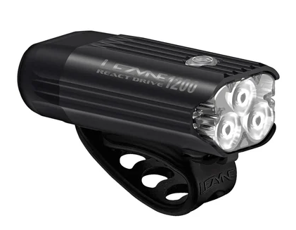 LEZYNE REACT DRIVE 1200 FRONT MATTE BLACK MATTE BLACK OneSize