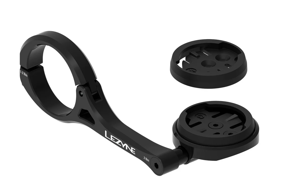Lezyne Garmin/Wahoo GPS Forward Mount black Black One Size