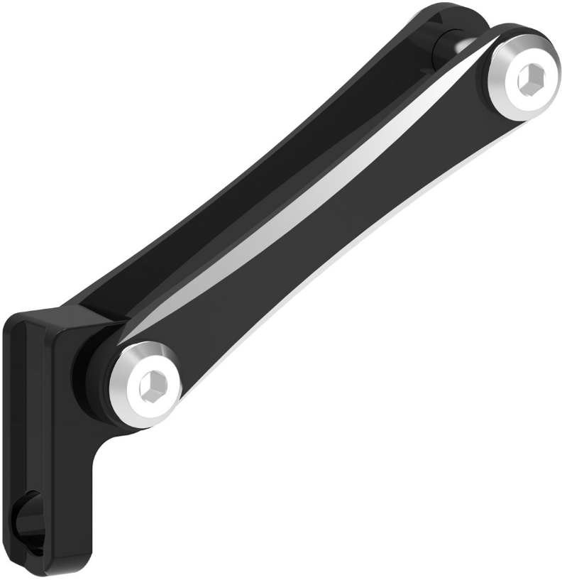 Lezyne Ebike Aluminium Fork Mount Black One Size