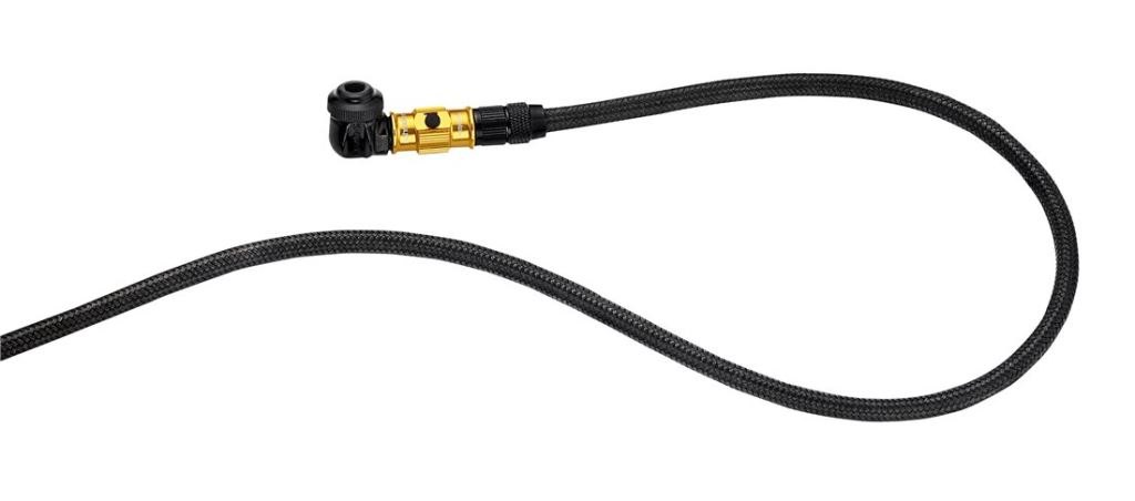 Lezyne ABS Braided Floor Pump Hose Gold GOLD/HI GLOSS OneSize