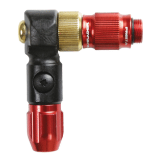 LEZYNE ABS-1 PRO HP CHUCK BRAIDED RED/HI GLOSS