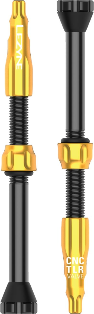 LEZYNE CNC TLR TUBELESS VALVE 60MM GOLD GOLD