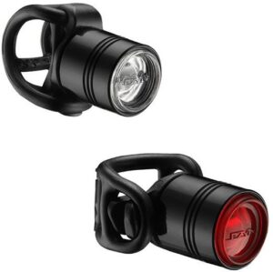 LEZYNE FEMTO DRIVE PAIR 15F/7R LUMEN BLACK