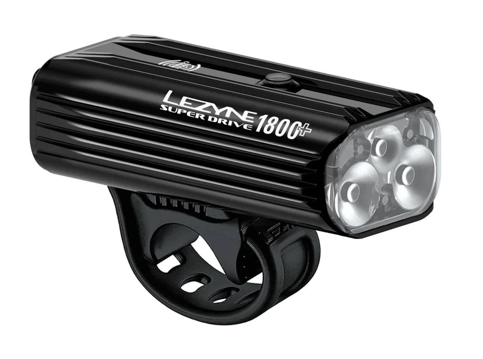 LEZYNE SUPER DRIVE 1800+ SMART FRONT BLACK Black OneSize