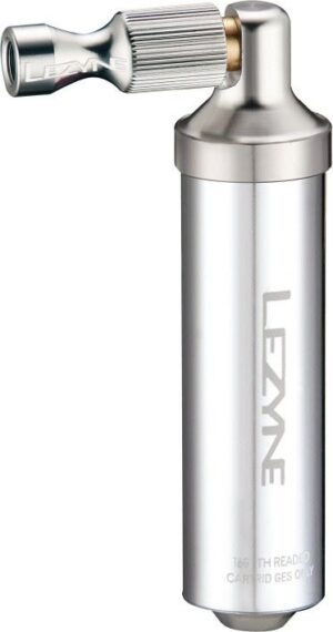 LEZYNE ALLOY DRIVE CO2 HEAD SILVER/HI GLOSS