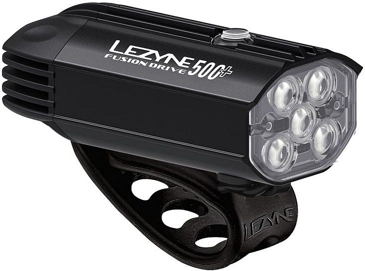LEZYNE FUSION DRIVE 500+ FRONT SATIN BLACK SATIN BLACK OneSize