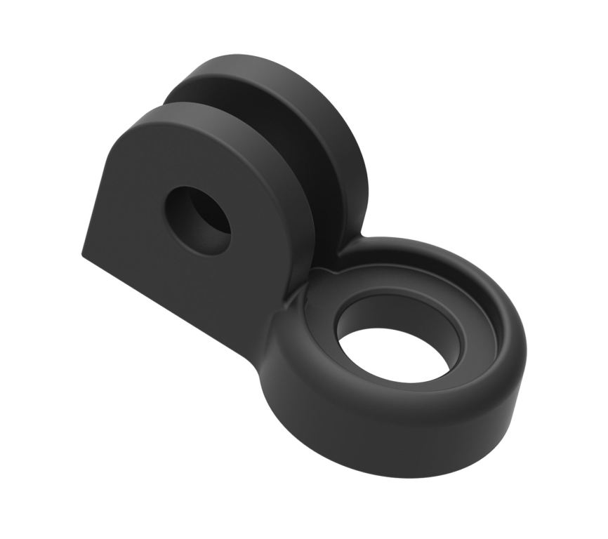 Lezyne Go-Pro Led Adapter Black Black OneSize