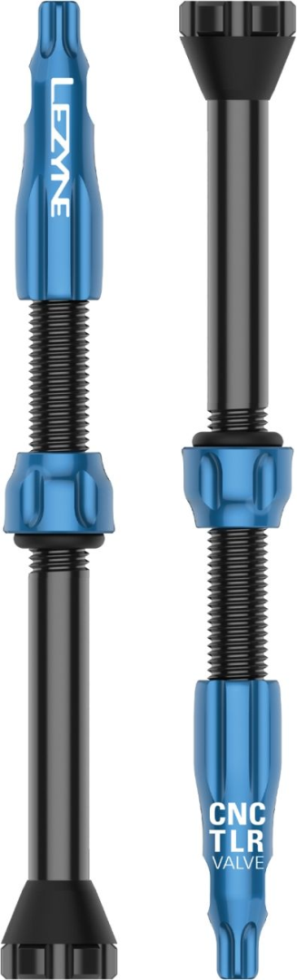 LEZYNE CNC TLR TUBELESS VALVE 60MM BLUE Blue