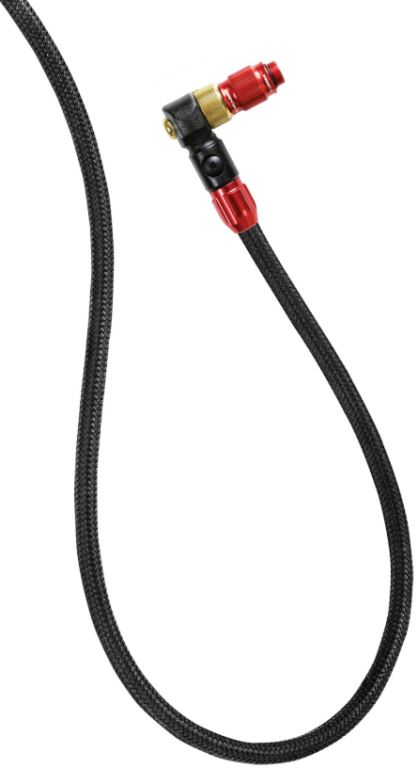 Lezyne ABS-1 Pro Braided Floorpump Hose Red/Gloss RED/HI GLOSS OneSize
