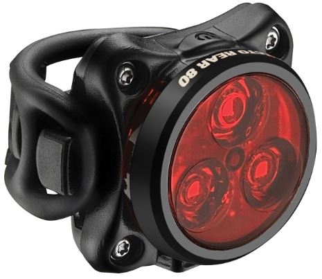 LEZYNE ZECTO DRIVE REAR 80 LUMEN BLACK BLK/HI GLOSS OneSize