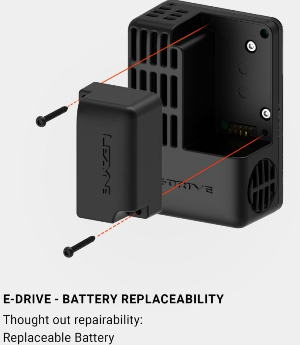 LEZYNE E DRIVE ELECTRIC PUMP SATIN BLACK - Afbeelding 18